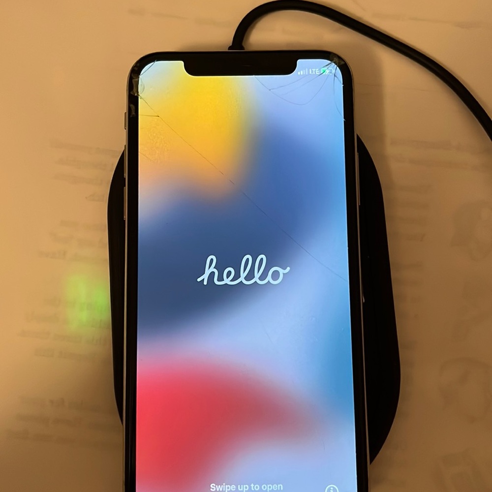 White iPhone X